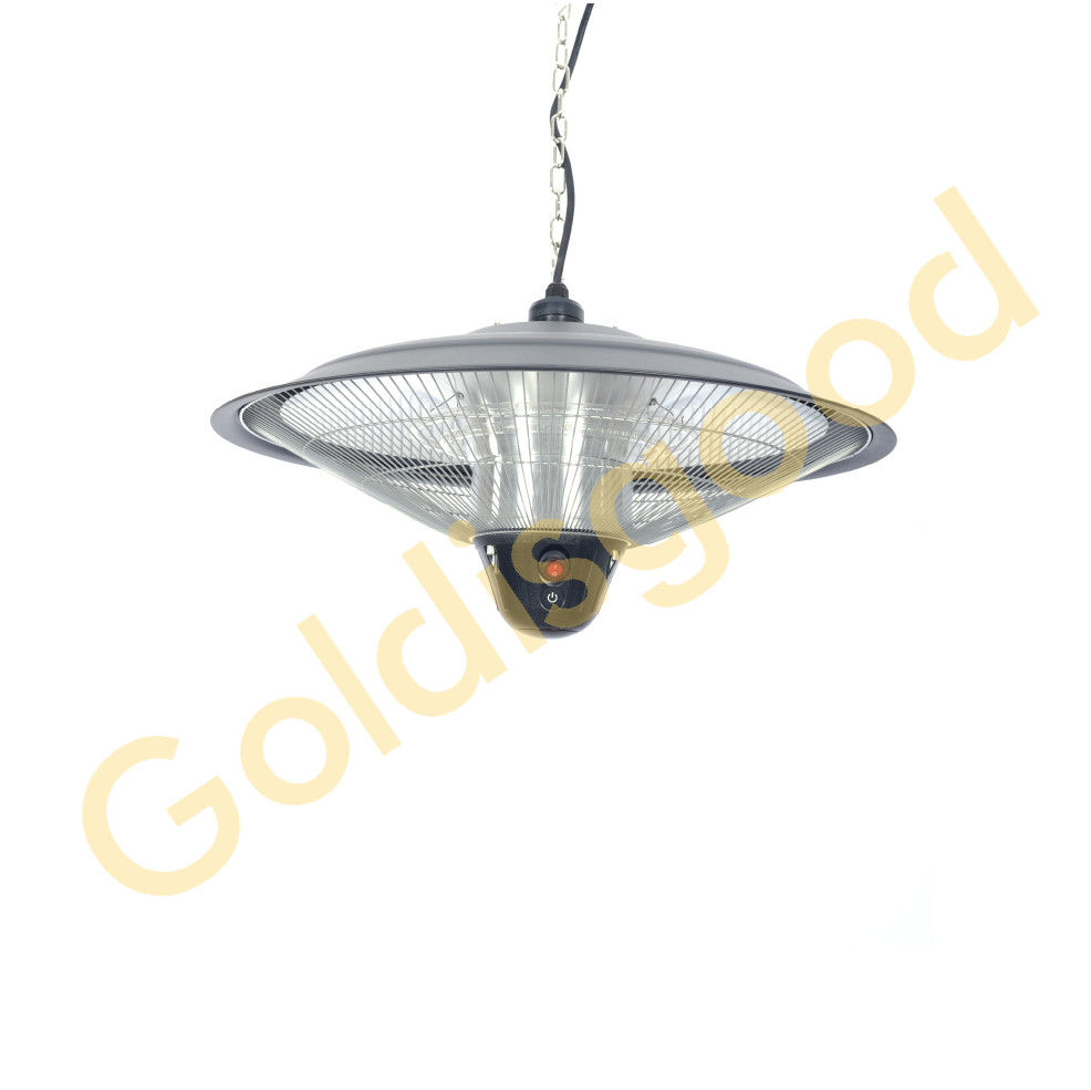 Recessed infrared ceiling heater