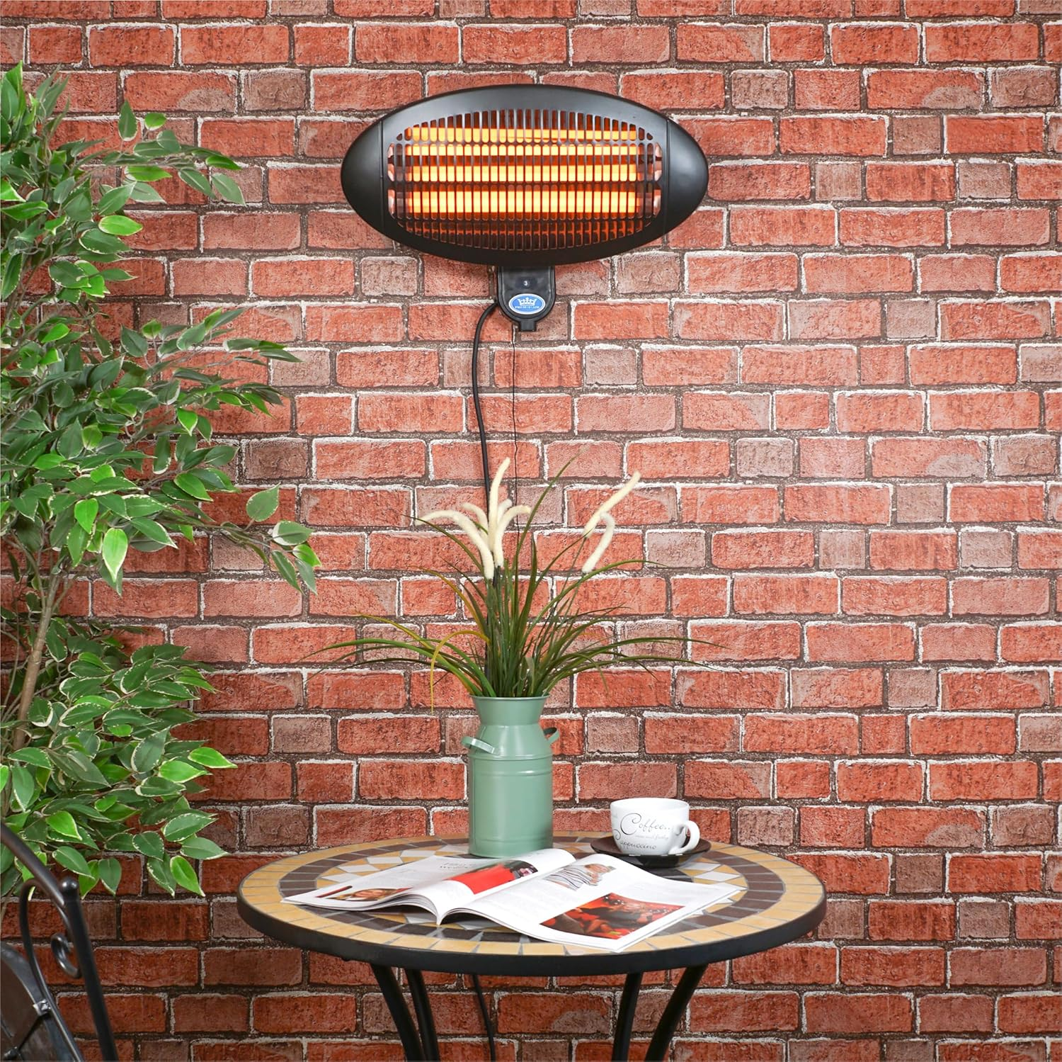 Timer electric heater