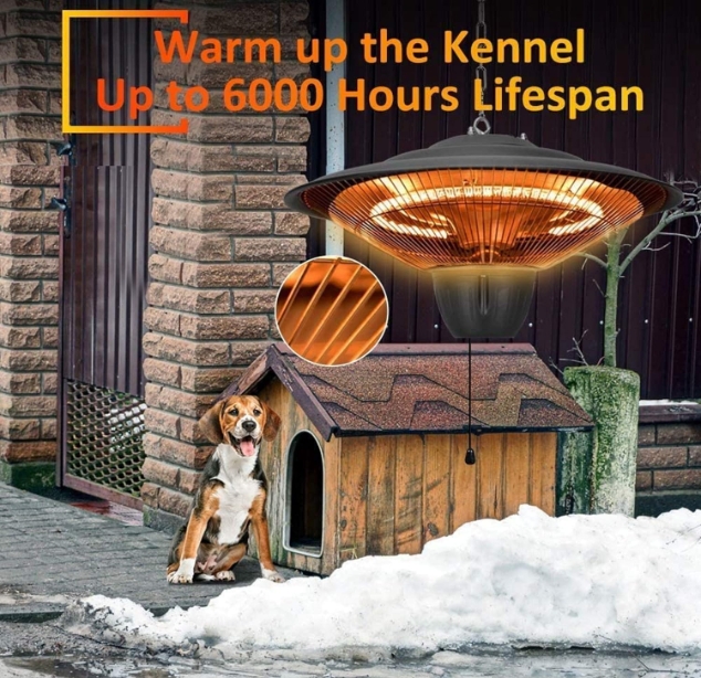 Oscillating space heater