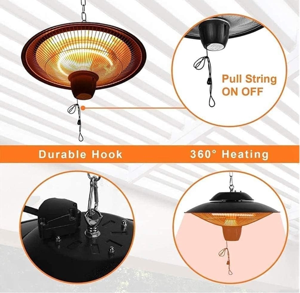 IP65 waterproof outdoor heater